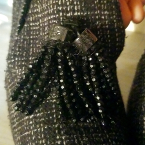 EUC Vera Wang Tweed Platform Heels - Picture 4 of 6